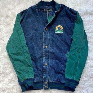 Festival Presidente De Musica Latina Luna Pier Denim Varsity Jacket Size Large🍻